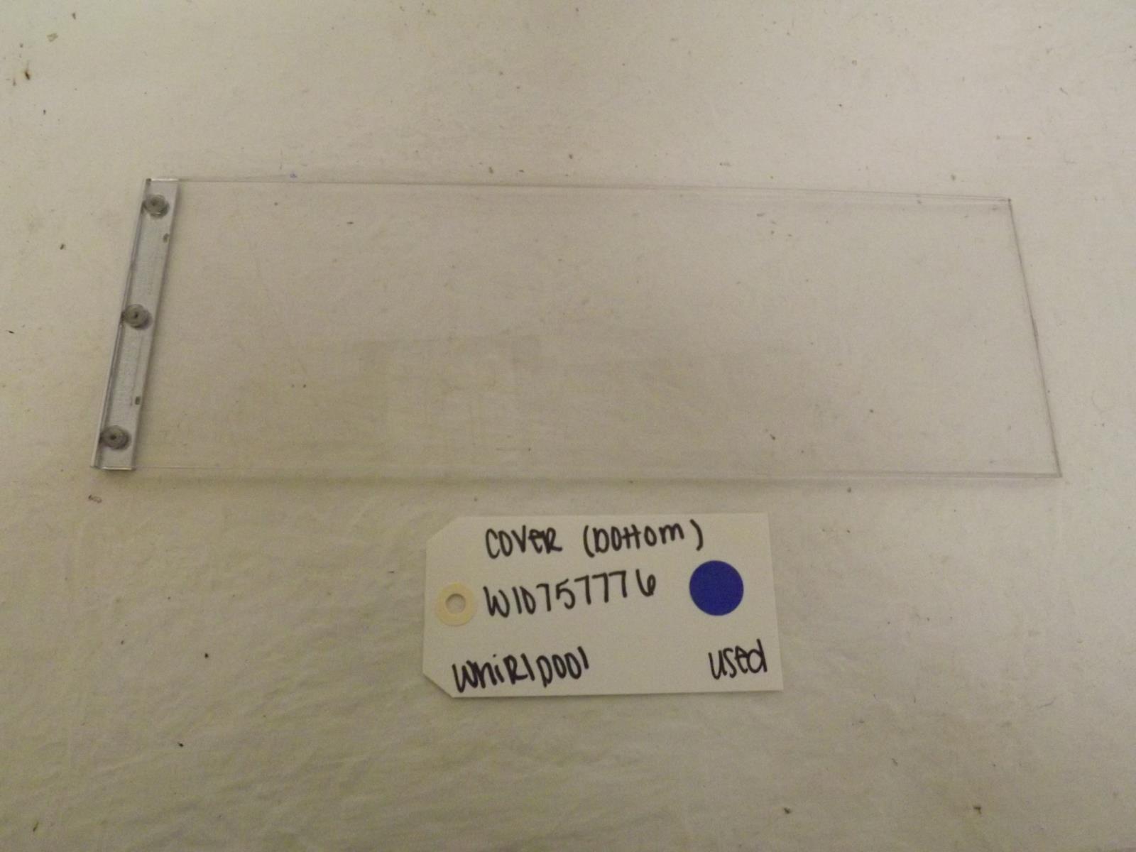 Whirlpool Refrigerator W10757776 Cover (Bottom) Used Whirlpool Refrigerator W10757776 Cover (Bottom) Used